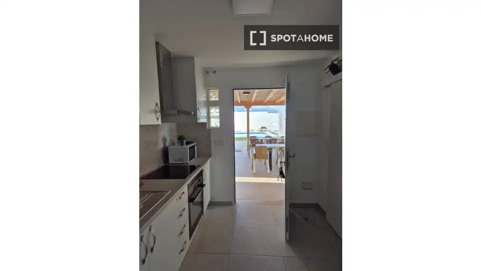 Küche von Wohnung zur untervermieten in Arafo mit Klimaanlage, Terrasse und Möbliert