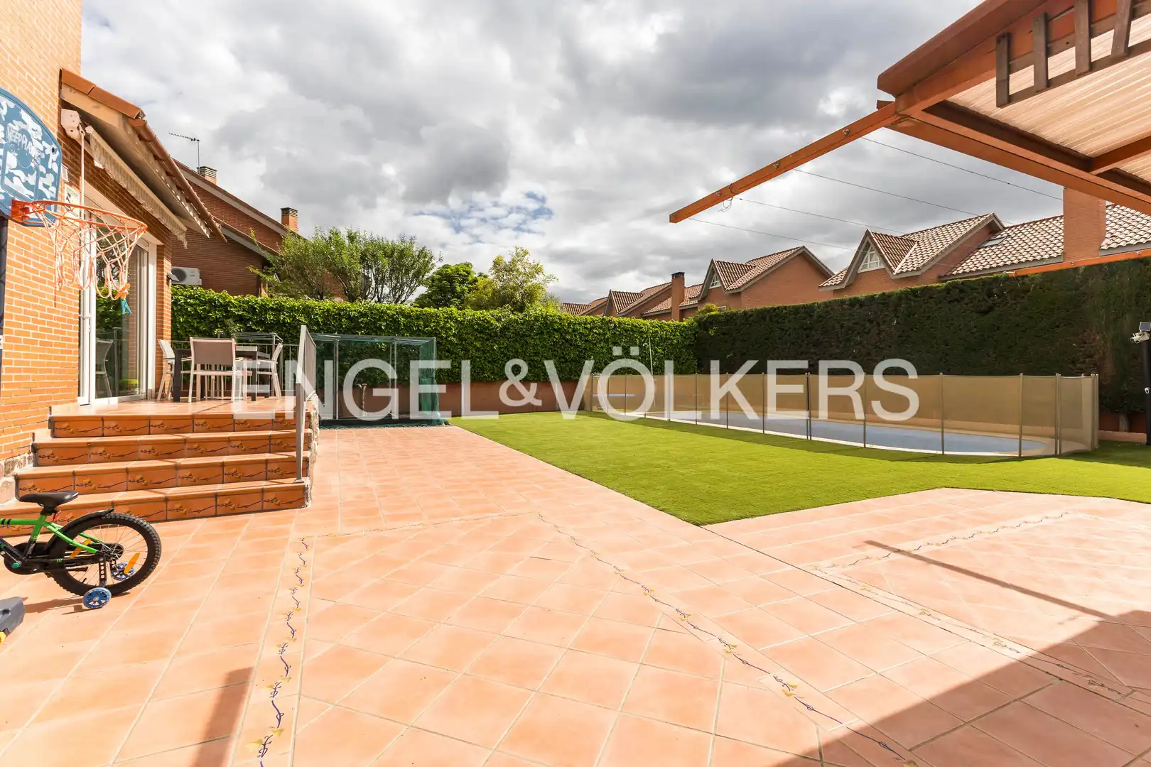 Terraza de Casa o chalet en venta en Rivas-Vaciamadrid con Aire acondicionado, Calefacción y Jardín privado
