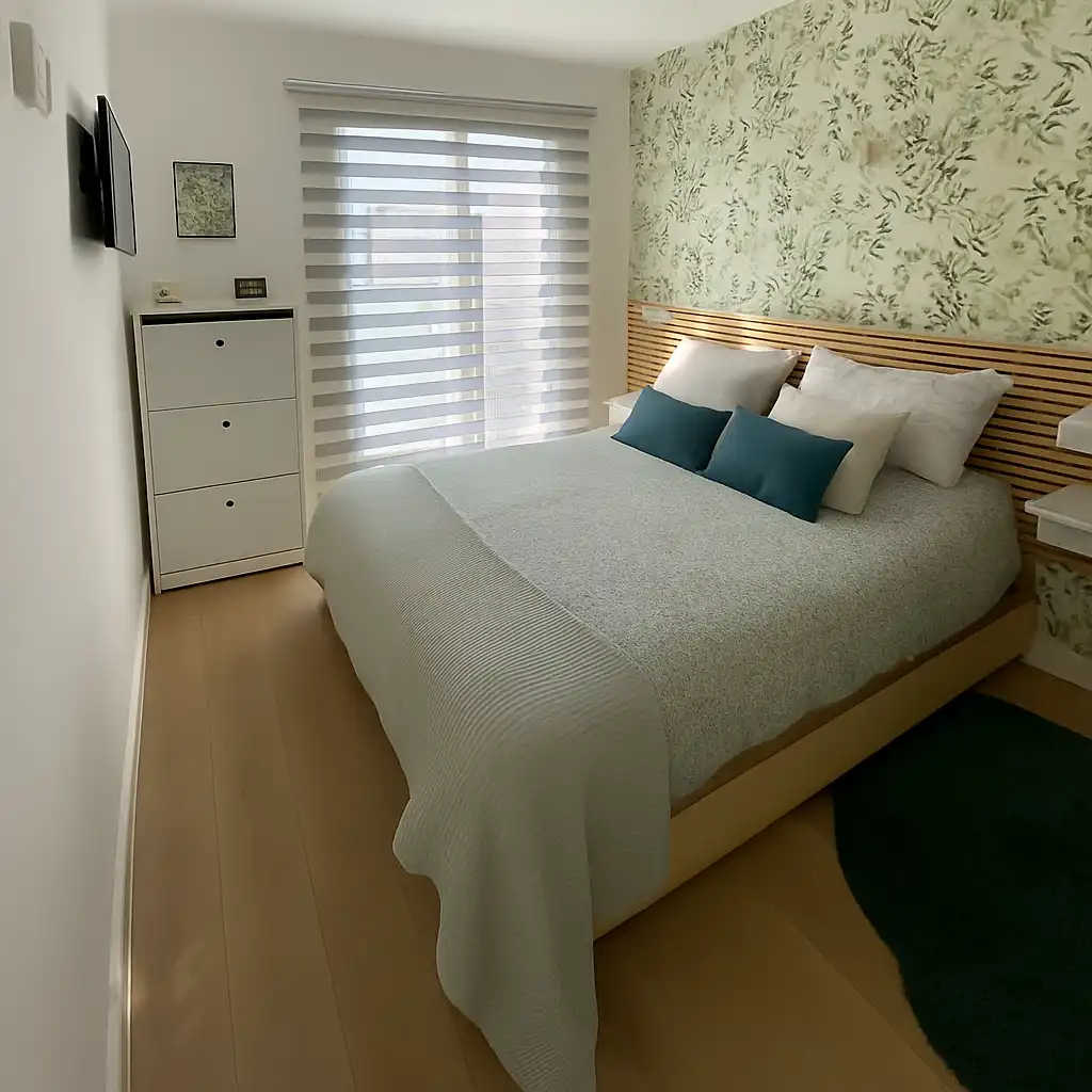 Bedroom of Flat for sale in  Palma de Mallorca  with Air Conditioner, Private garden and Parquet flooring