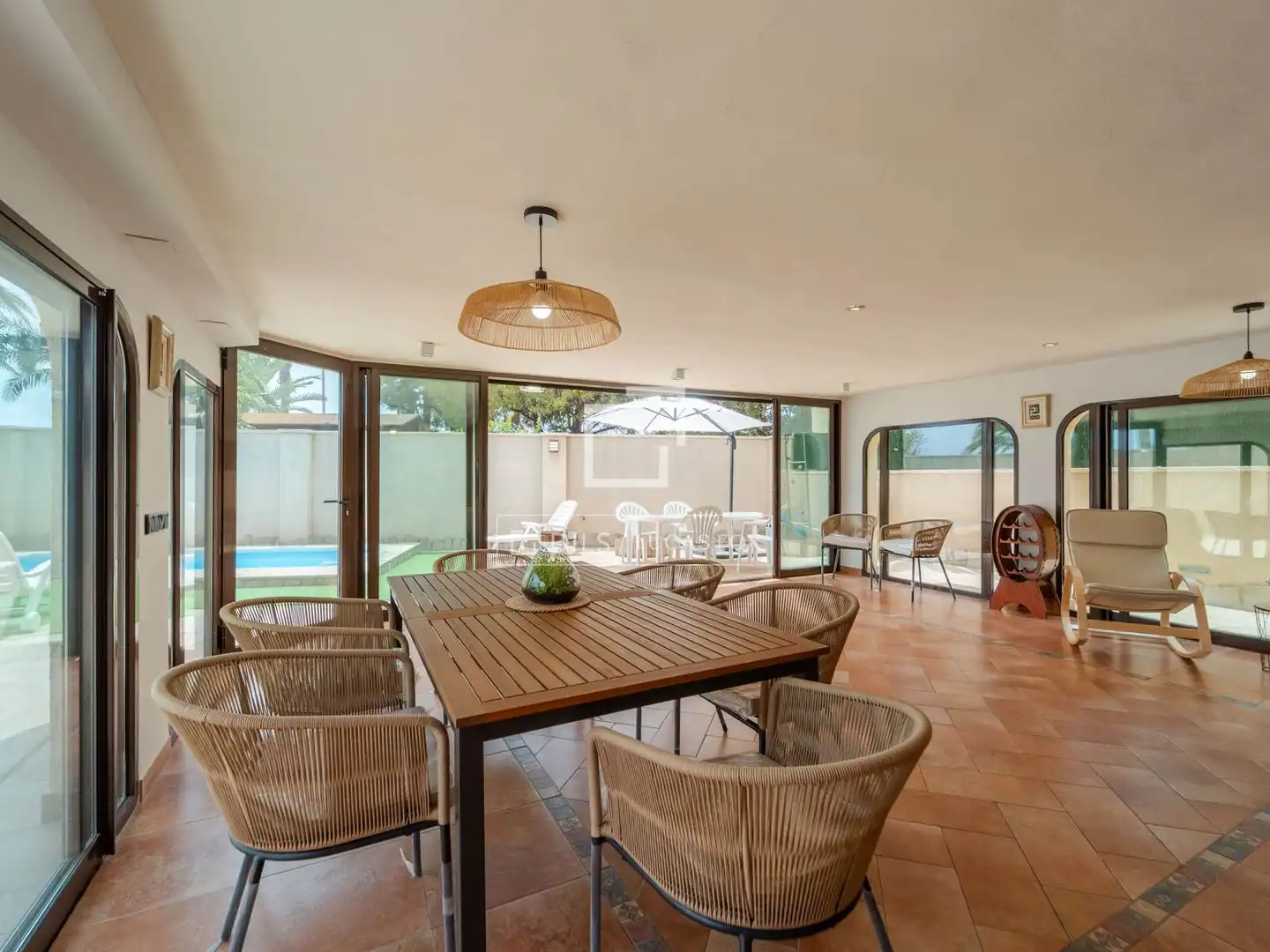 Terrassa de Casa o xalet de lloguer en La Pobla de Farnals amb Aire condicionat, Calefacció i Terrassa