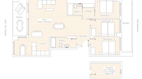 Foto 2 de Piso en venta en Varsovia Hiribidea, Salburua - Arantzabela, Vitoria - Gasteiz