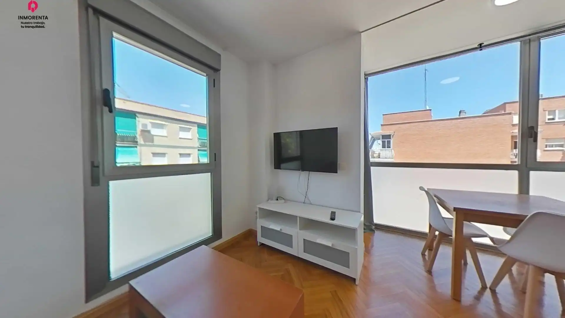 Wohnzimmer von Wohnungen zur Miete in Madrid mit Klimaanlage, Heizung und Parkett