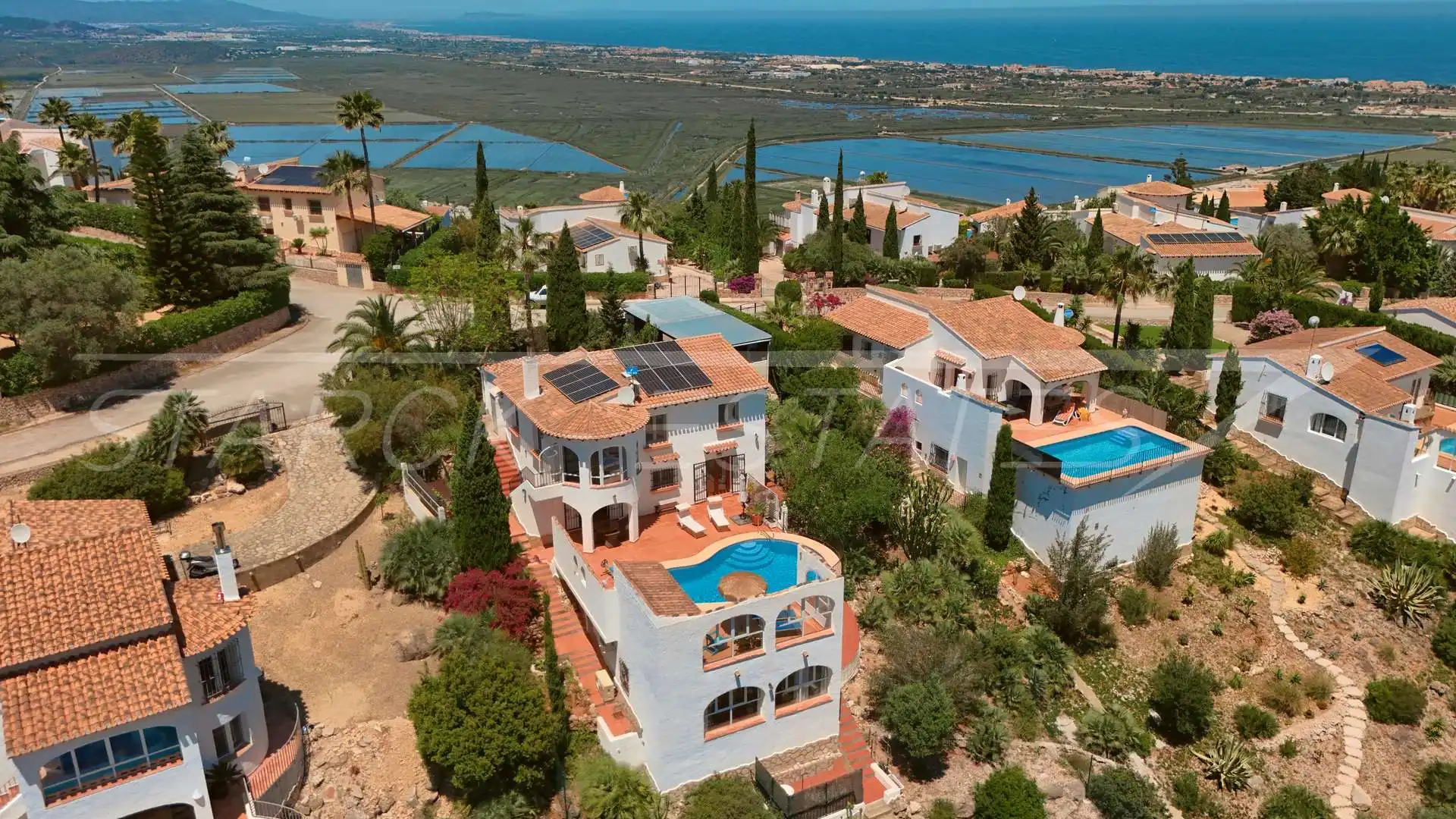 Vista exterior de Casa o chalet en venta en La Vall d'Ebo con Aire acondicionado, Jardín privado y Piscina