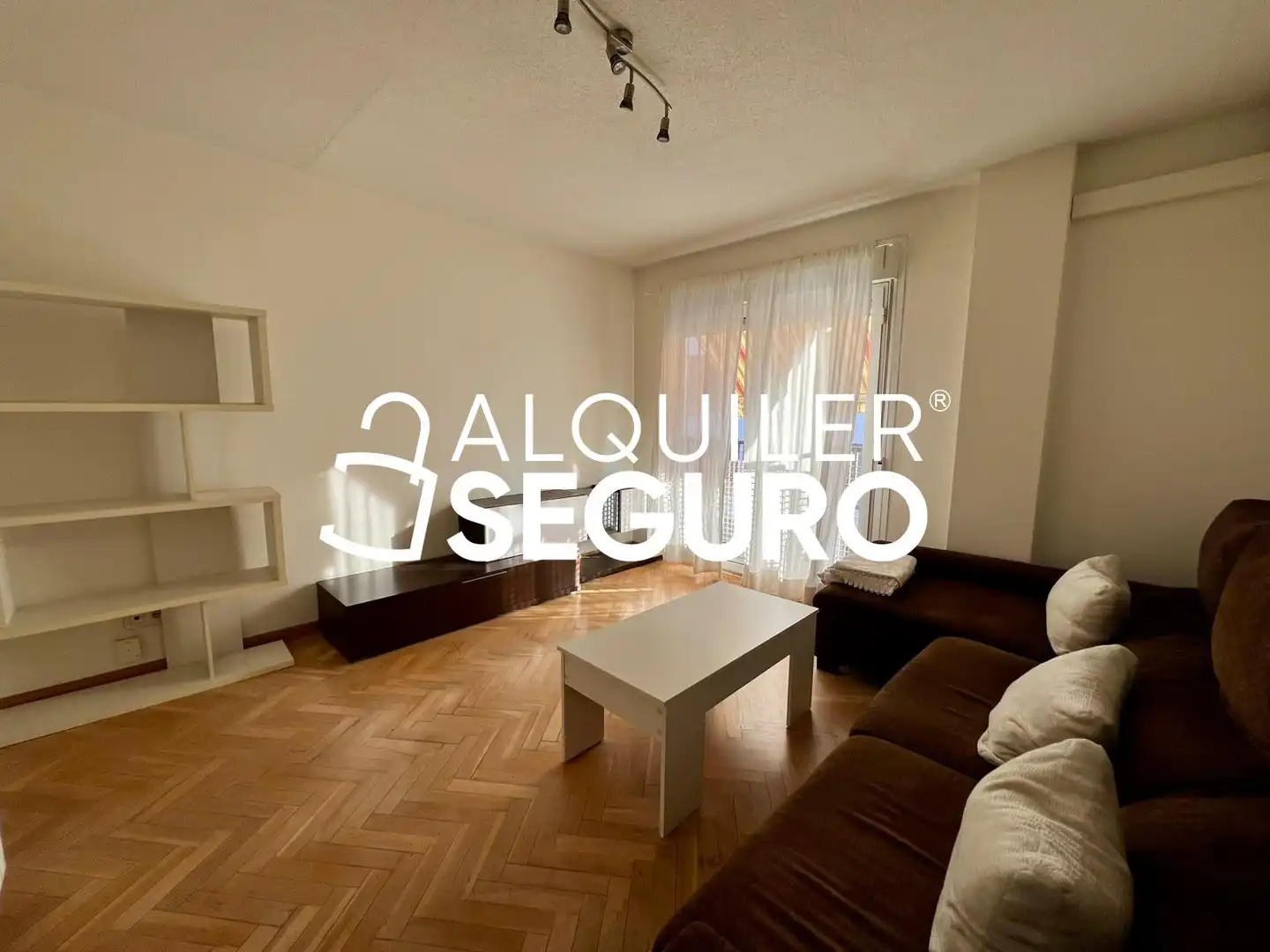 Wohnzimmer von Wohnung zur Miete in Madrid mit Klimaanlage, Heizung und Möbliert