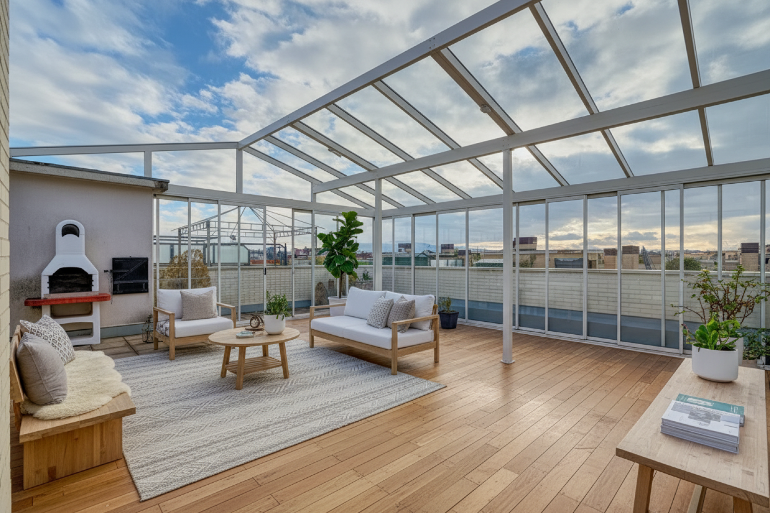 Terraza de Ático en venta en  Pamplona / Iruña con Calefacción, Jardín privado y Parquet