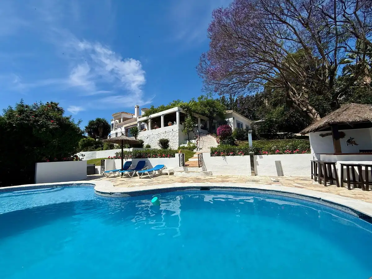 Jardín de Casa o chalet de alquiler en Marbella con Aire acondicionado, Jardín privado y Piscina