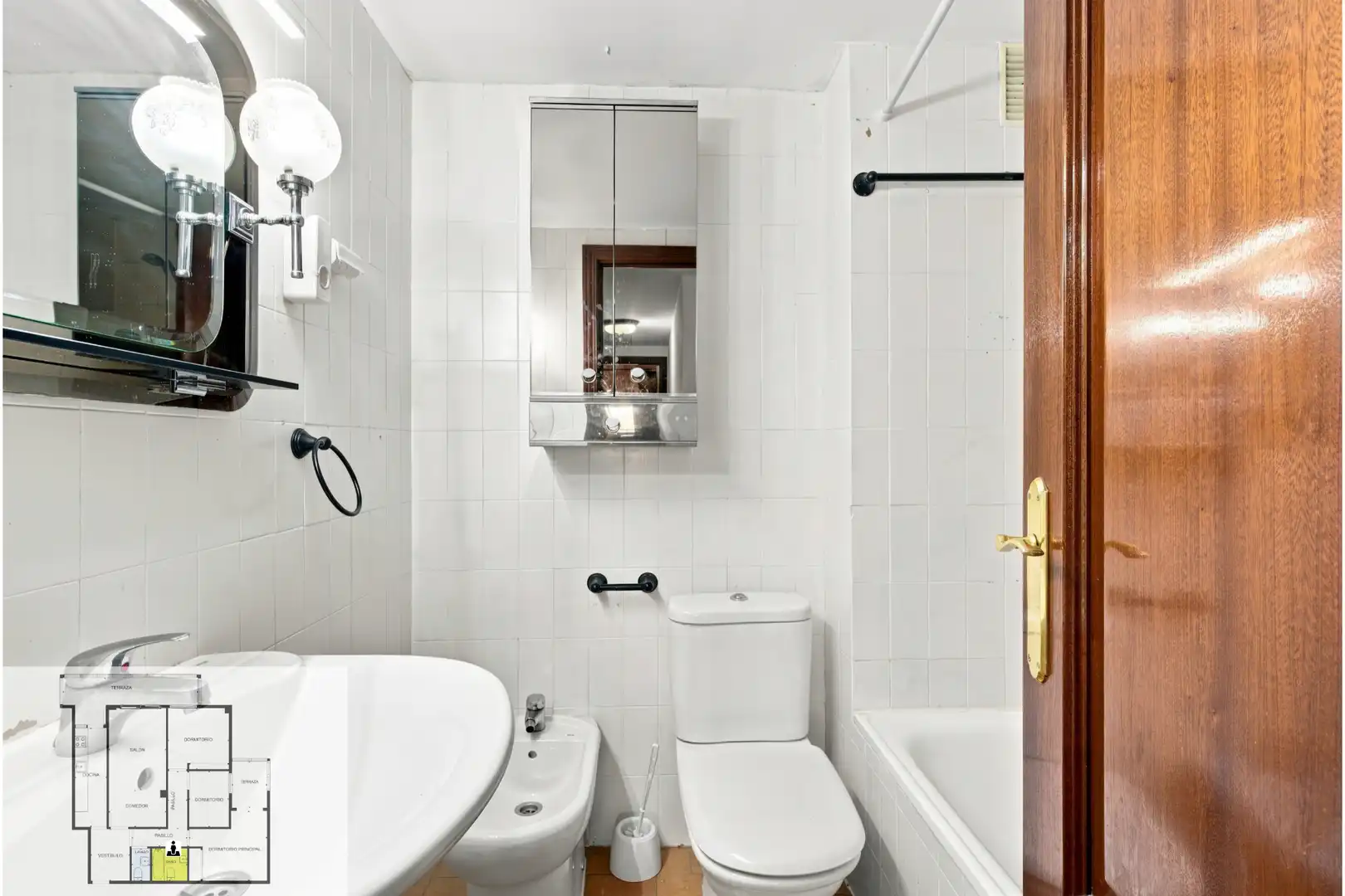 Baño de Piso en venta en Madrid con Aire acondicionado, Calefacción y Terraza