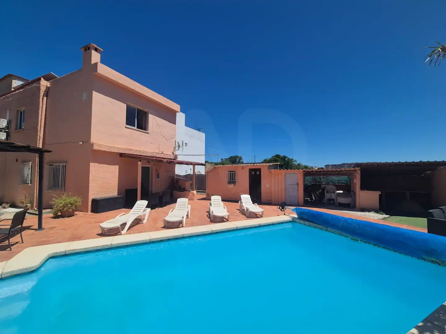 Swimming pool of Houses for sale in Gandia  with Air Conditioner, Heating and Terrace