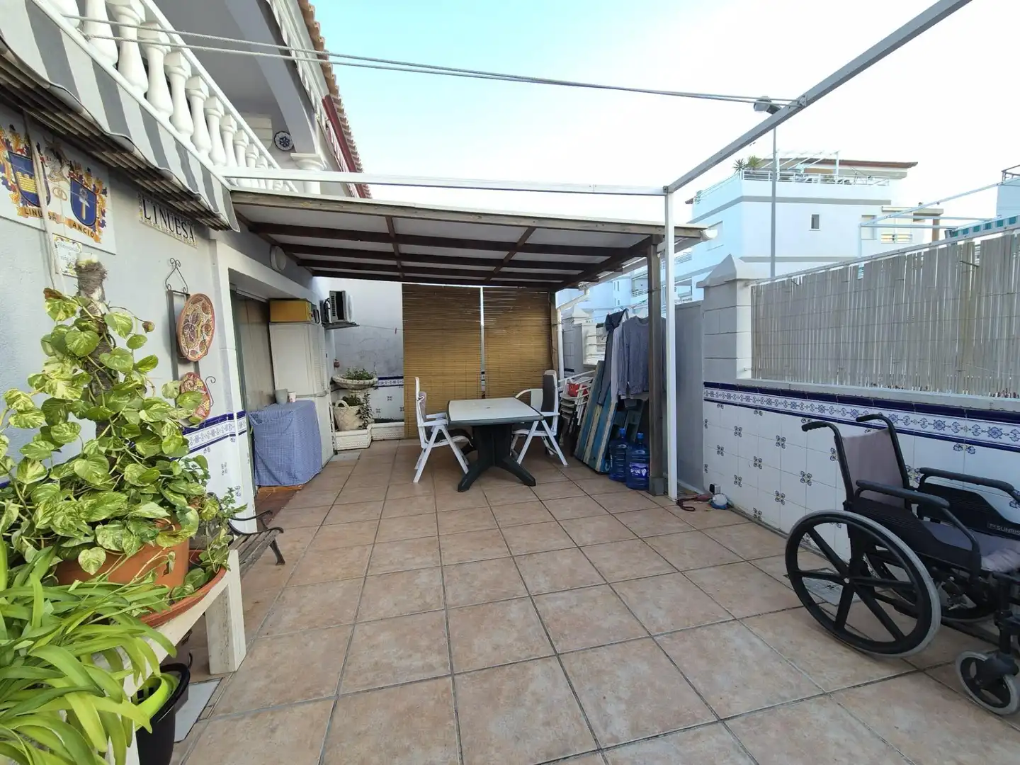 Terrace of Detached homes for sale in Oliva  with Air Conditioner, Heating and Private garden