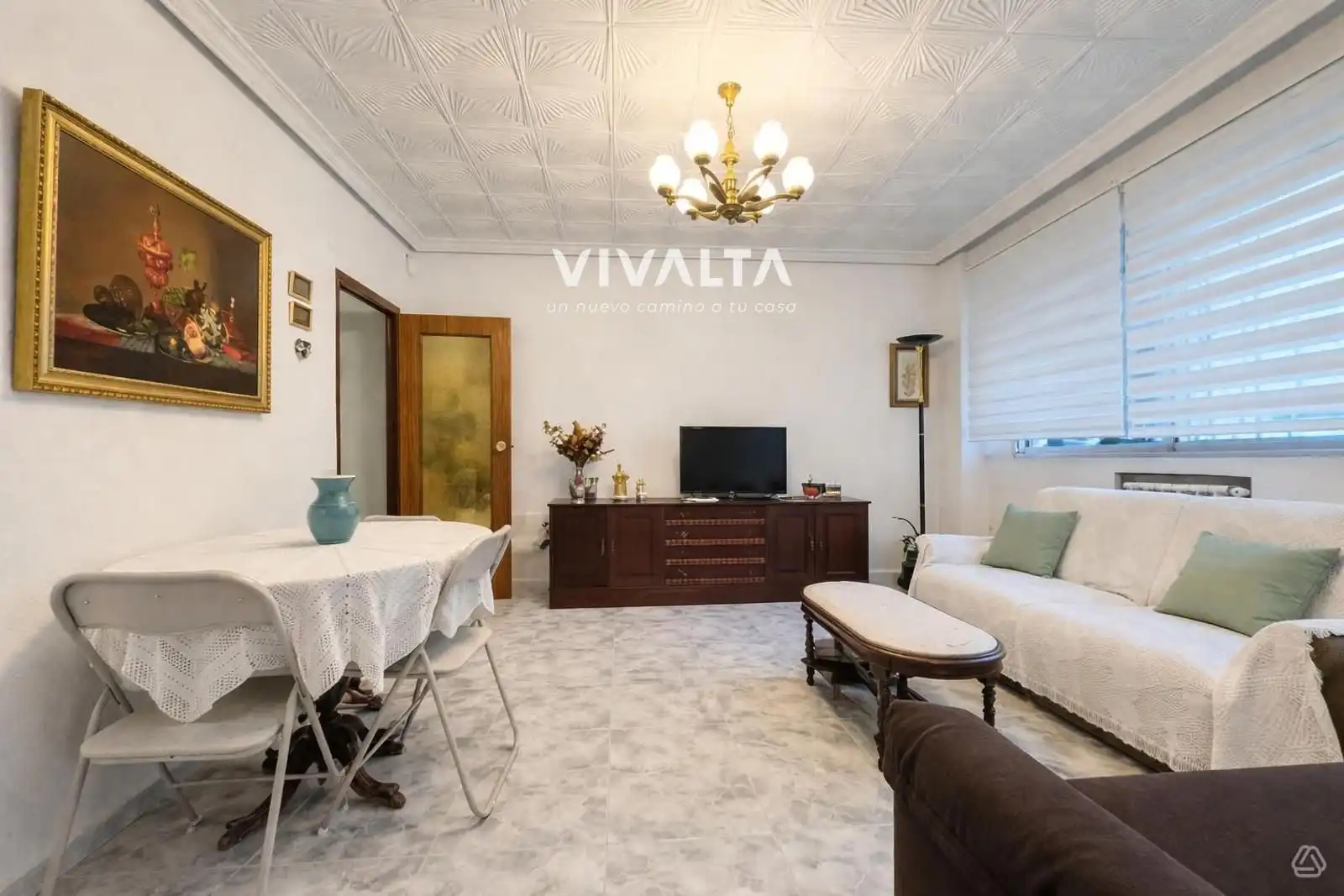 Living room of Flat for sale in Madrid  with Air Conditioner and Heating