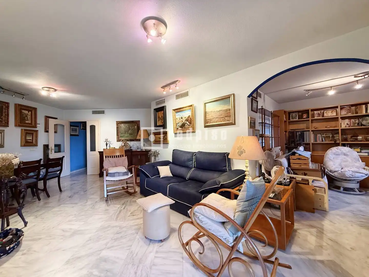 Sala de estar de Piso en venta en Málaga con Aire acondicionado y Terraza