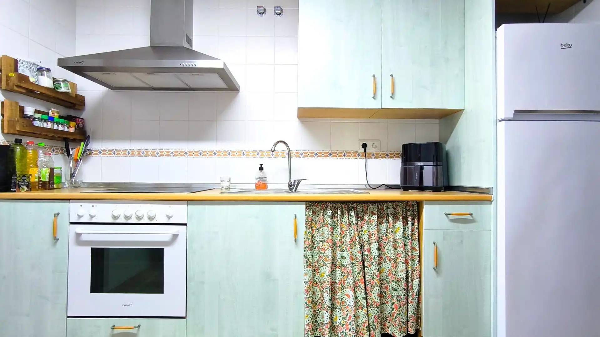 Cocina de Apartamento en venta en Ayamonte con Terraza, Amueblado y Piscina comunitaria