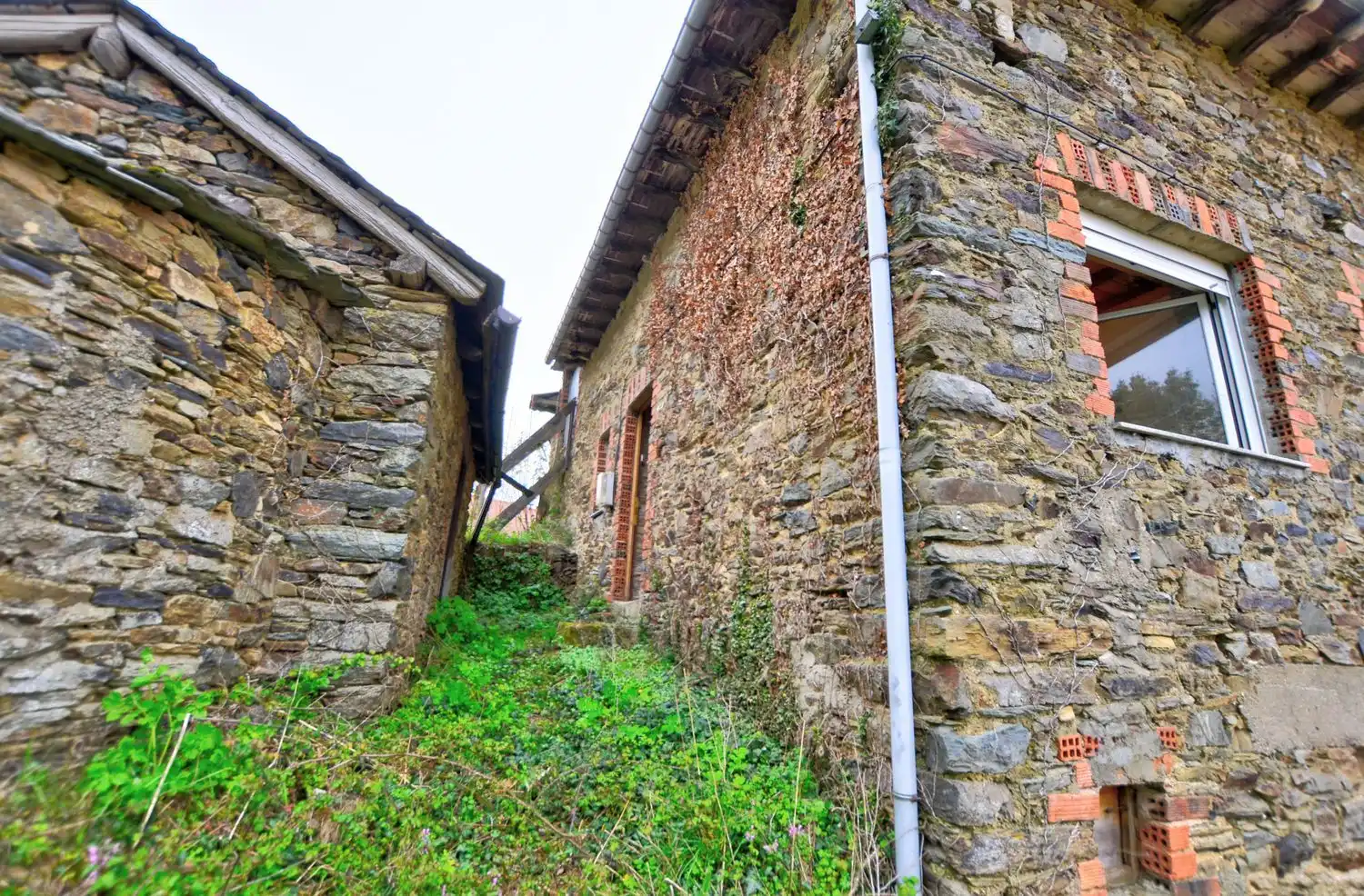 Exterior view of Houses for sale in Cangas del Narcea  with Heating, Storage room and Swimming Pool