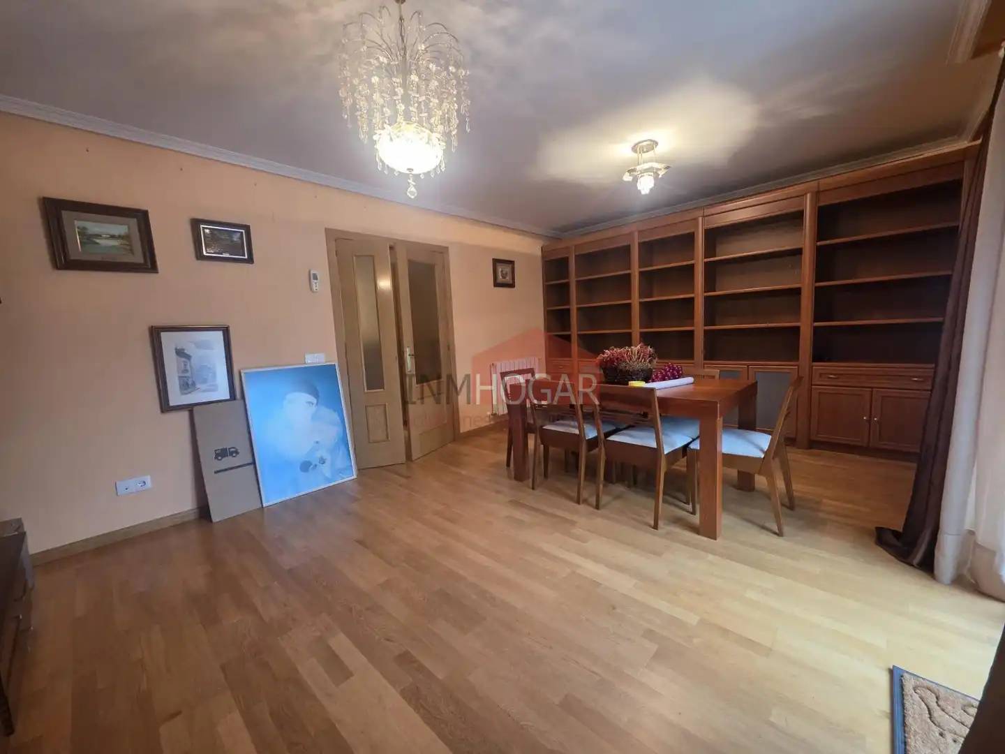 Living room of Houses for rent in Ávila  with Heating, Parquet flooring and Furnished