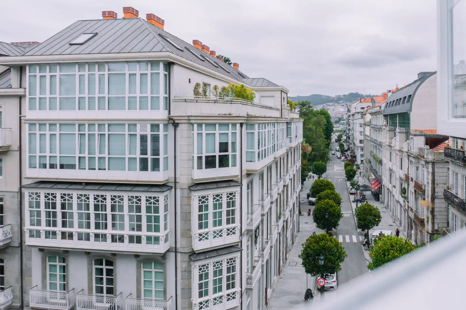 Exterior view of Flat for rent in Vigo   with Heating, Parquet flooring and Terrace