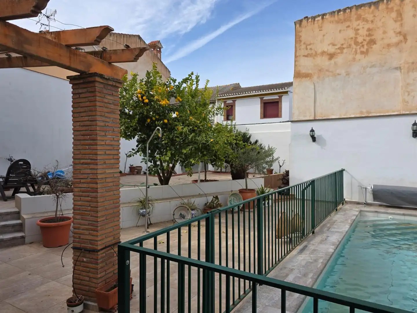 Exterior view of Houses for sale in Ventas de Huelma  with Air Conditioner, Heating and Private garden