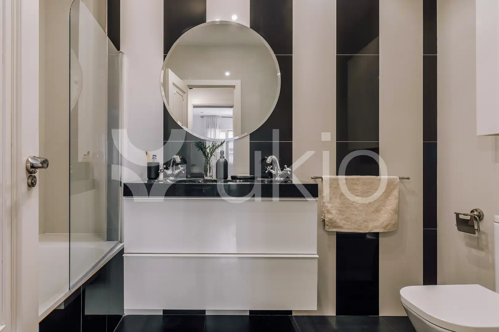 Baño de Apartamento de alquiler en Chamartín