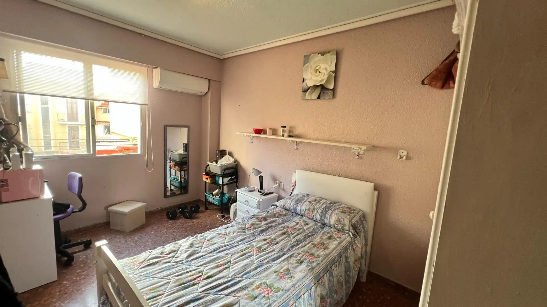 Schlafzimmer von Wohnung zum Verkauf in Burriana / Borriana mit Klimaanlage, Heizung und Abstellraum