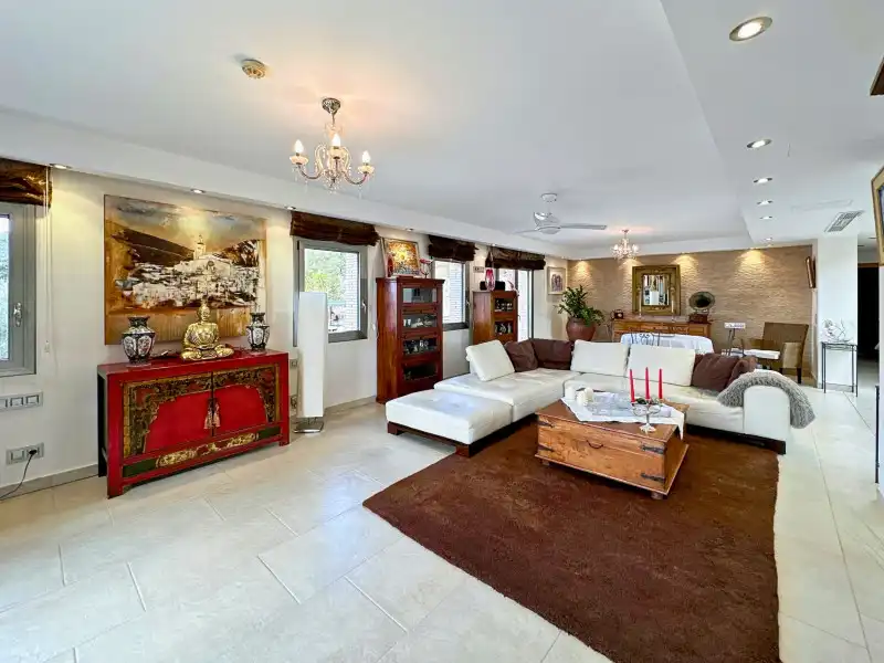 Living room of Houses for sale in Vilajuïga  with Air Conditioner, Heating and Terrace
