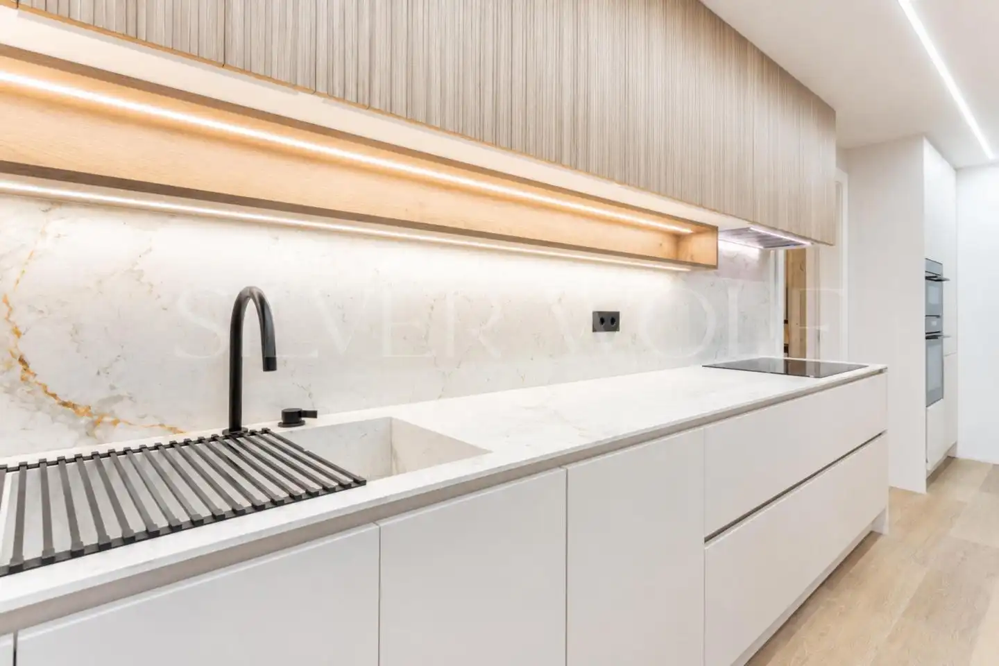 Kitchen of Ground floor for sale in Sant Feliu de Llobregat  with Air Conditioner, Heating and Alarm