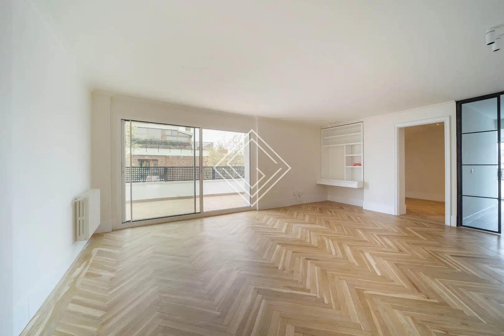 Living room of Attic for rent in Madrid  with Air Conditioner, Heating and Terrace