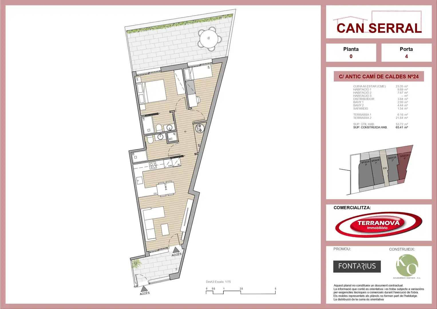Flat for sale in L'Ametlla del Vallès  with Heating, Terrace and Balcony