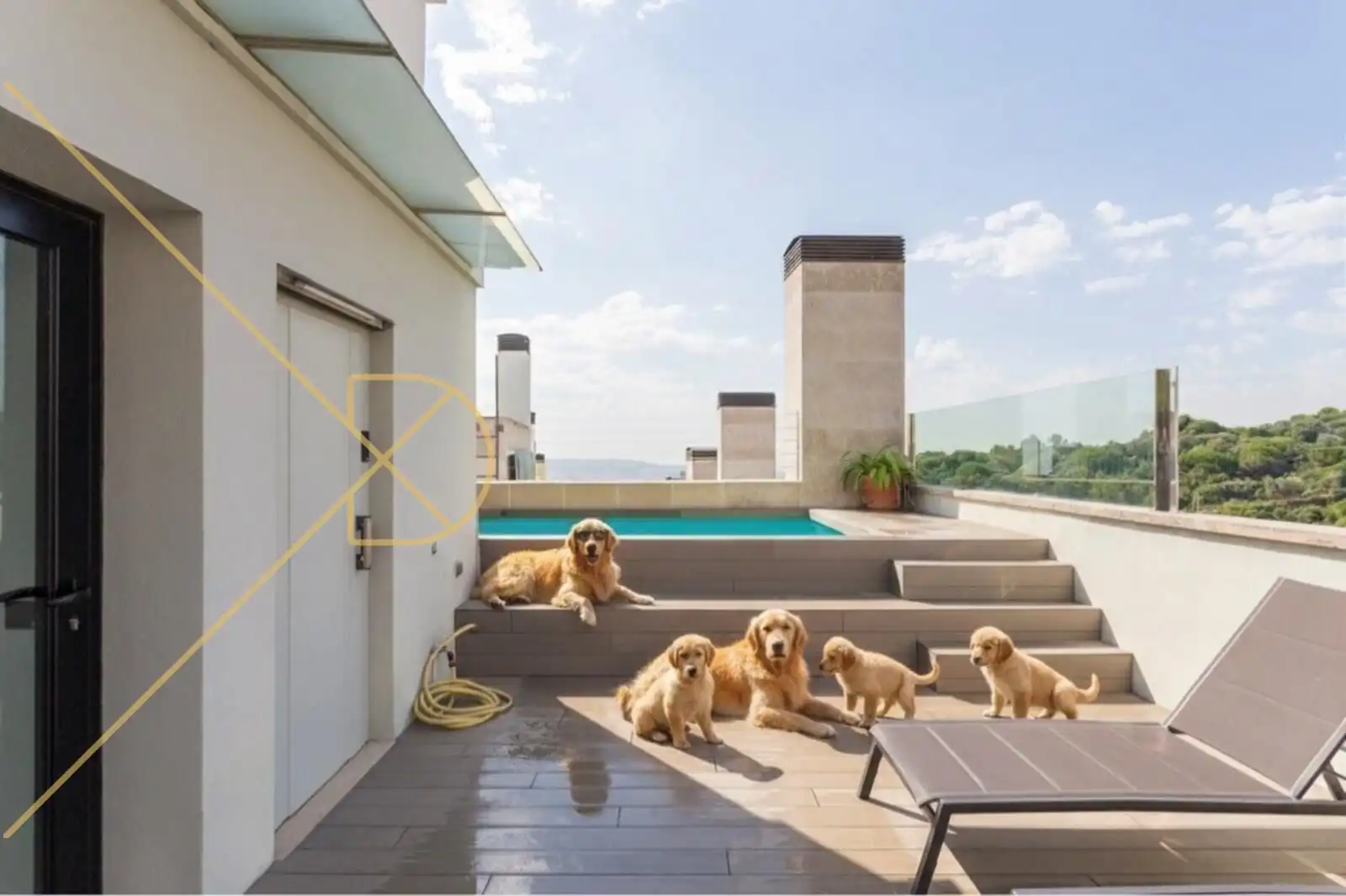 Terrassa de Casa o xalet en venda en Barcelona amb Aire condicionat, Calefacció i Parquet