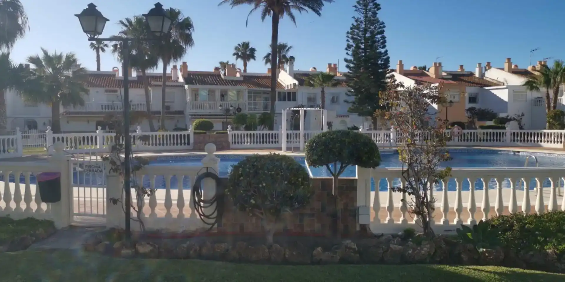 Jardín de Apartamento de alquiler en Málaga con Aire acondicionado, Piscina y Amueblado