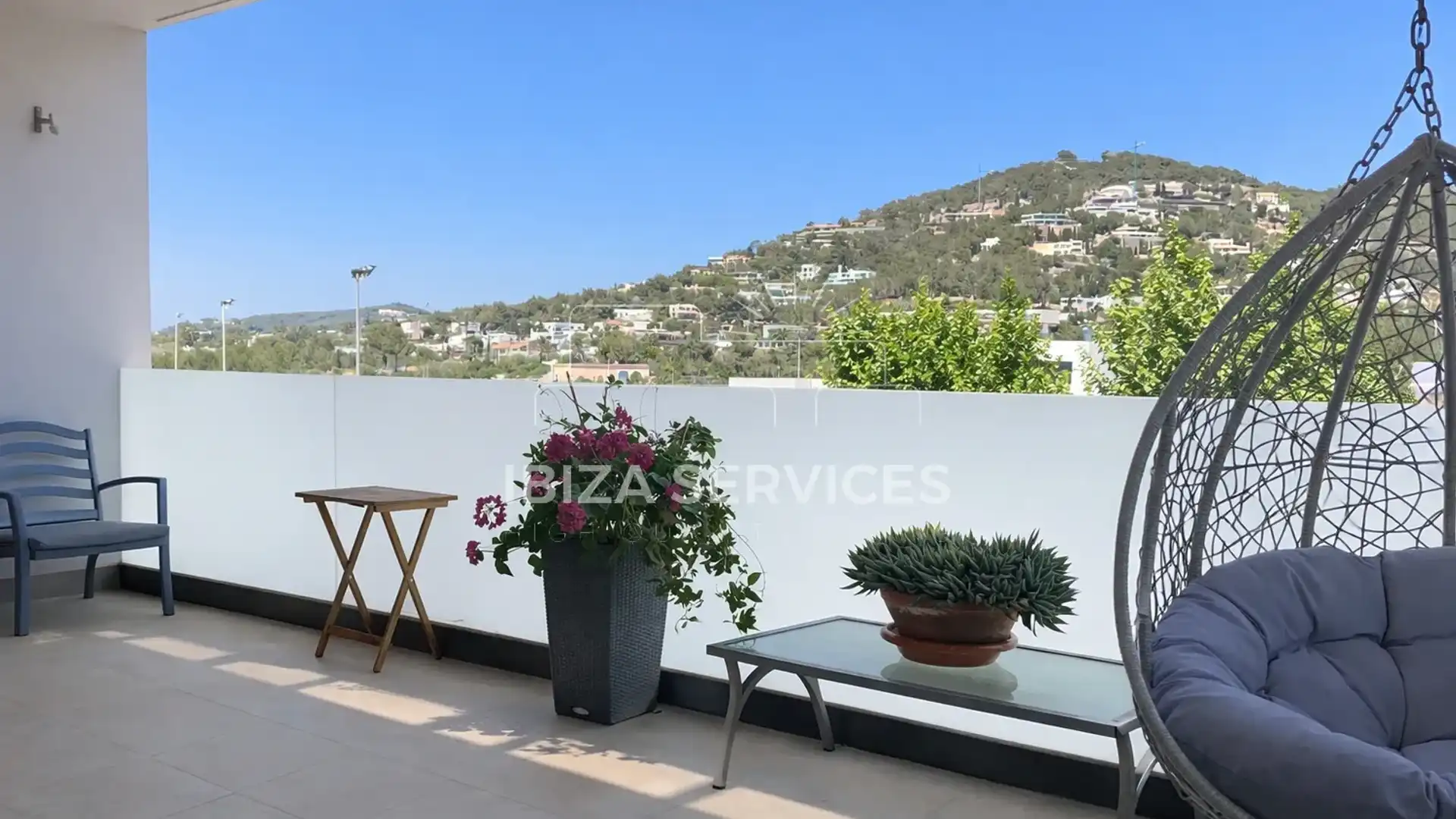Terrace of Houses for sale in Santa Eulària des Riu  with Air Conditioner, Private garden and Swimming Pool