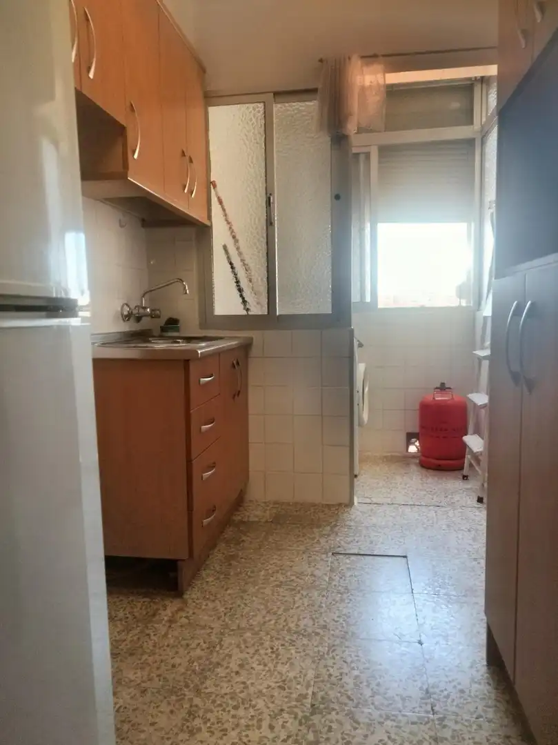 Küche von Wohnung zum Verkauf in Málaga mit Klimaanlage und Terrasse