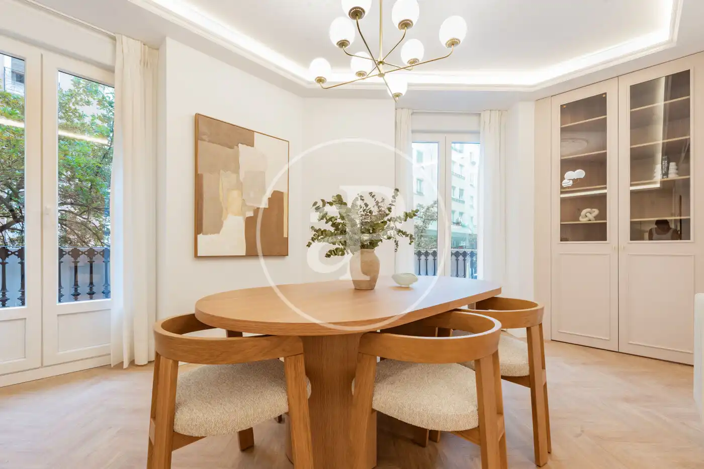Dining room of Flat for sale in Barrio de Salamanca