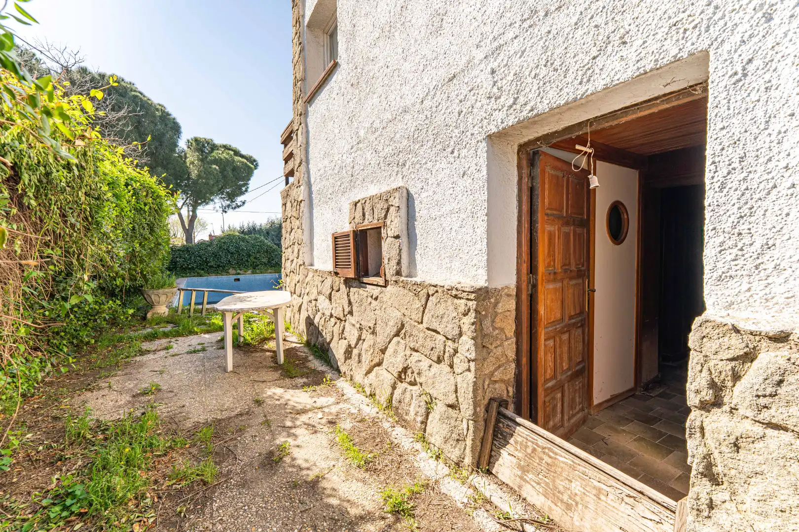 Vista exterior de Casa o xalet en venda en El Álamo amb Piscina