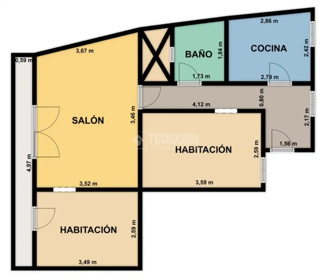 Flat for sale in Bellas Vistas
