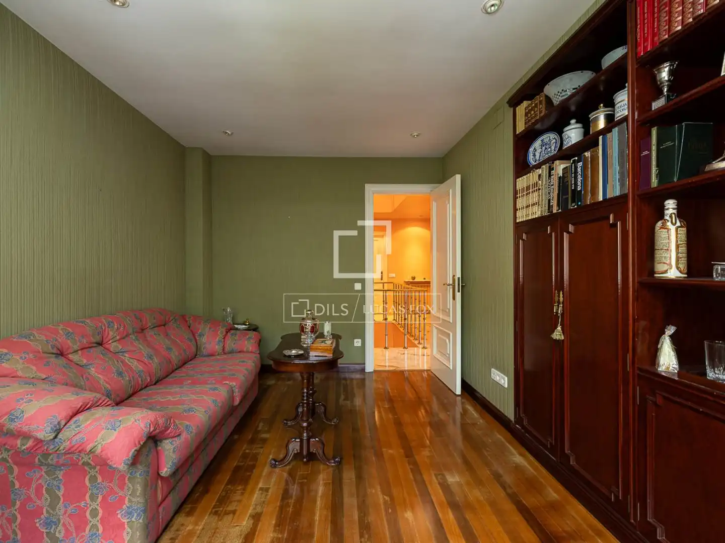 Sala de estar de Casa o chalet en venta en Barcelona con Aire acondicionado, Terraza y Trastero