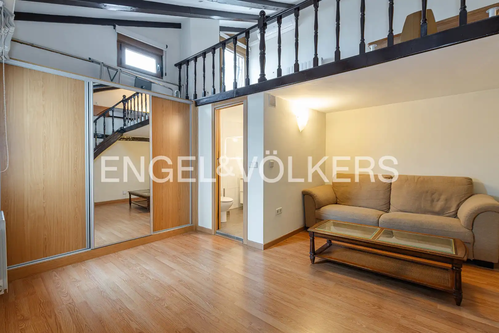 Sala de estar de Piso en venta en  Madrid Capital con Aire acondicionado, Calefacción y Amueblado