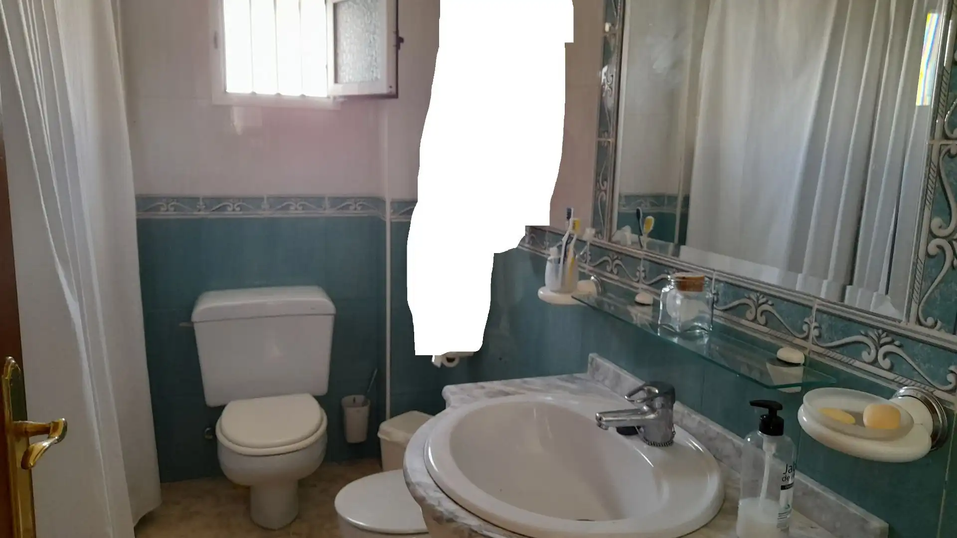 Badezimmer von Country house zum Verkauf in Mojácar mit Klimaanlage, Heizung und Terrasse
