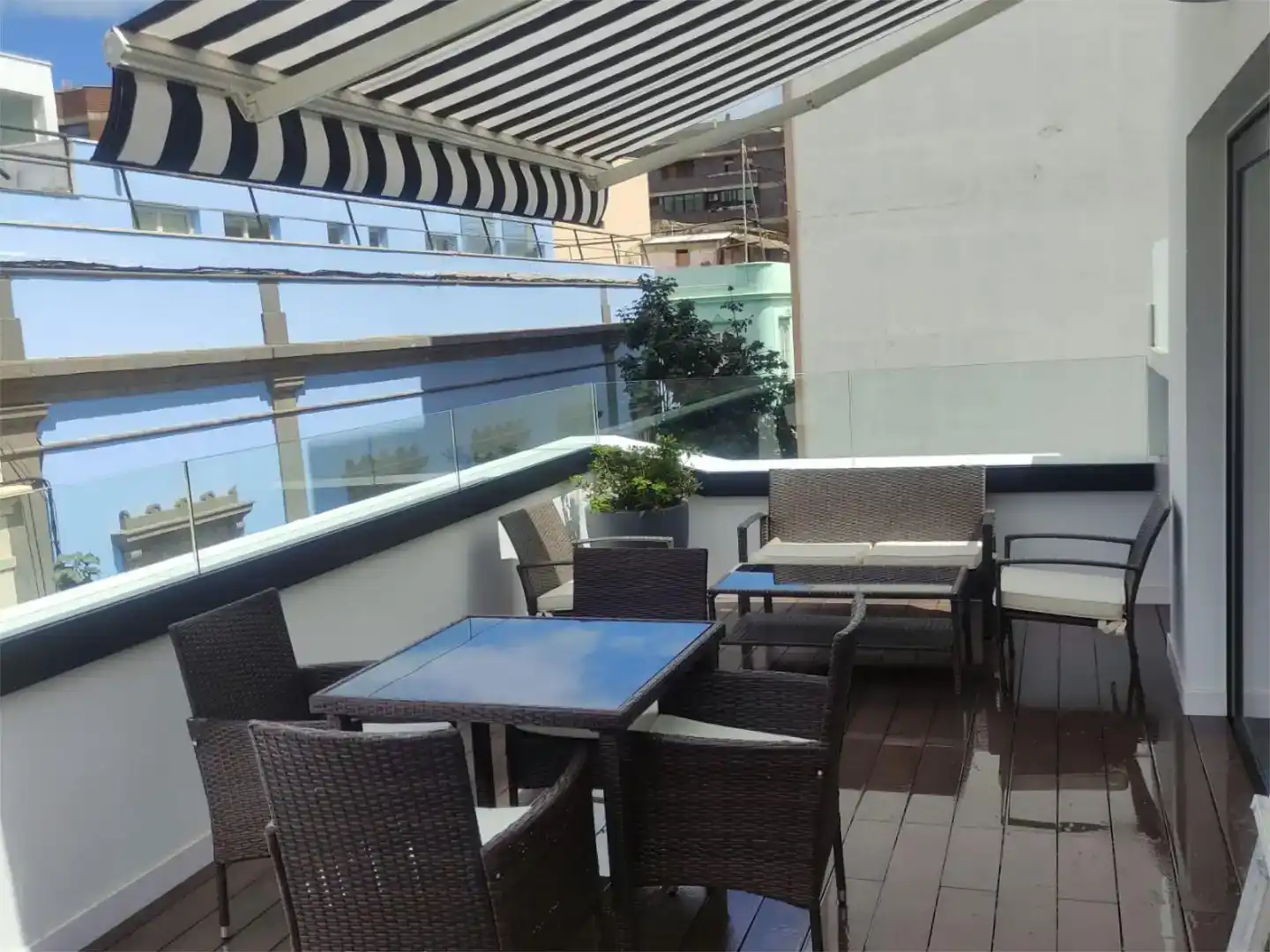 Terrassa de Àtic de lloguer en Las Palmas de Gran Canaria amb Moblat