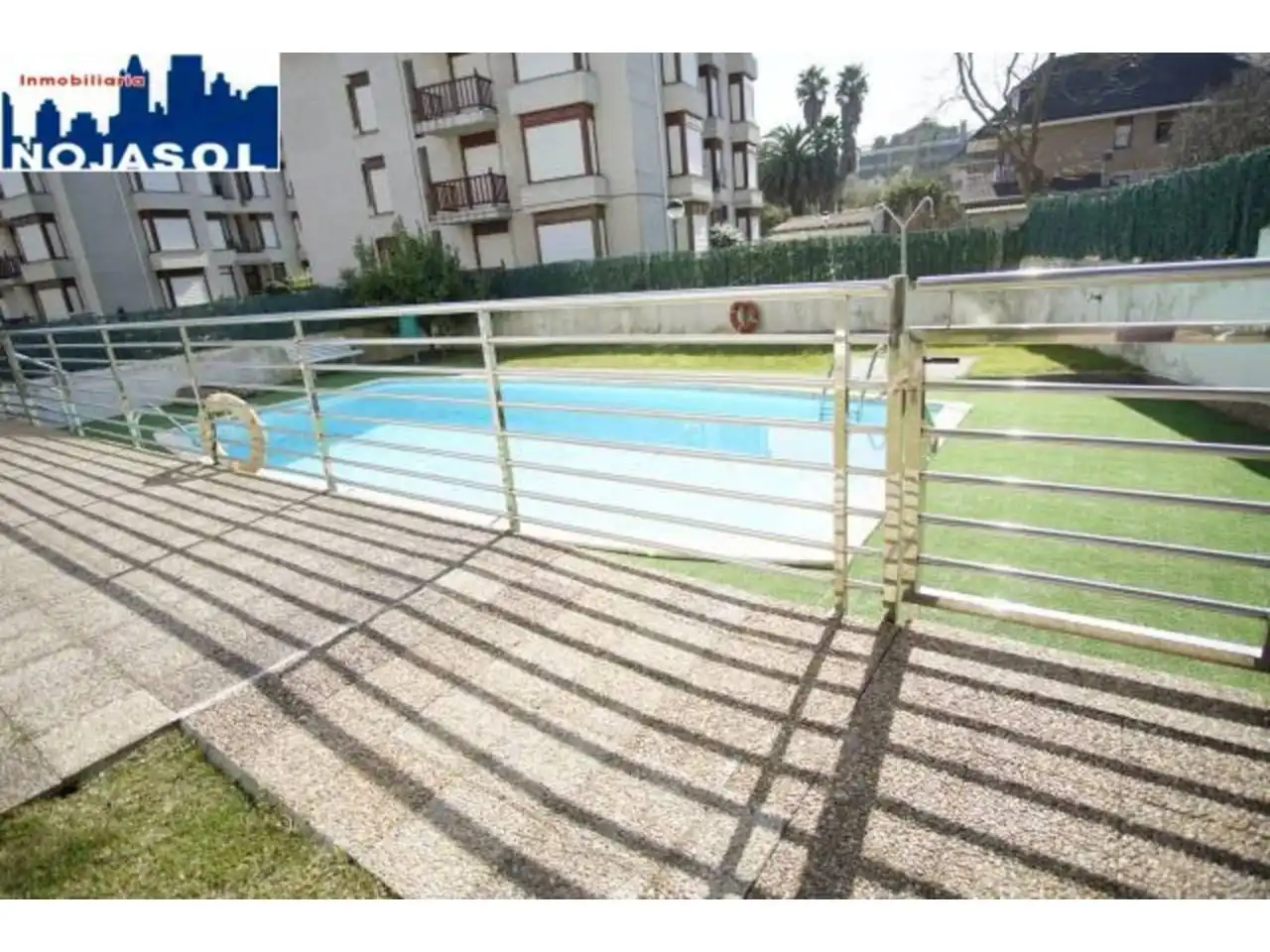 Schwimmbecken von Dachboden zur Miete in Noja mit Heizung, Terrasse und Möbliert
