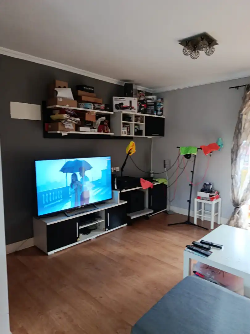 Sala d'estar de Apartament en venda en Ortuella amb Calefacció, Moblat i Forn