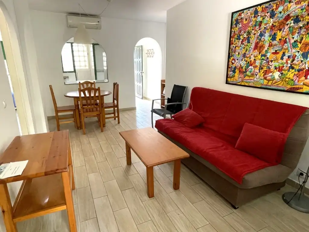 Sala d'estar de Apartament en venda en Vera amb Jardí privat, Terrassa i Moblat