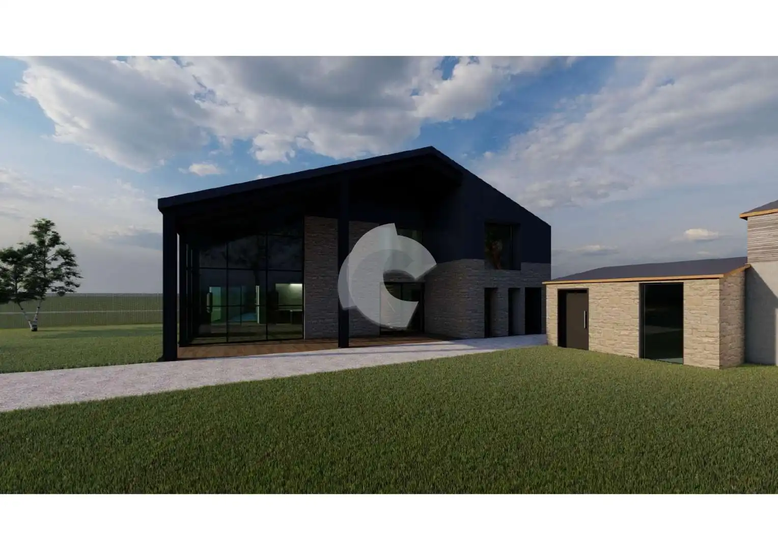 Vista exterior de Casa o xalet en venda en San Sadurniño amb Jardí privat