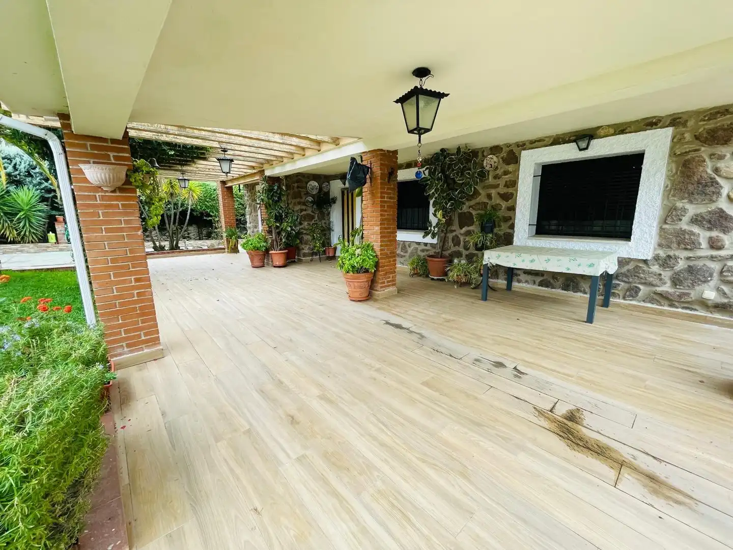 Terraza de Casa o chalet en venta en Casar de Cáceres con Aire acondicionado, Jardín privado y Terraza