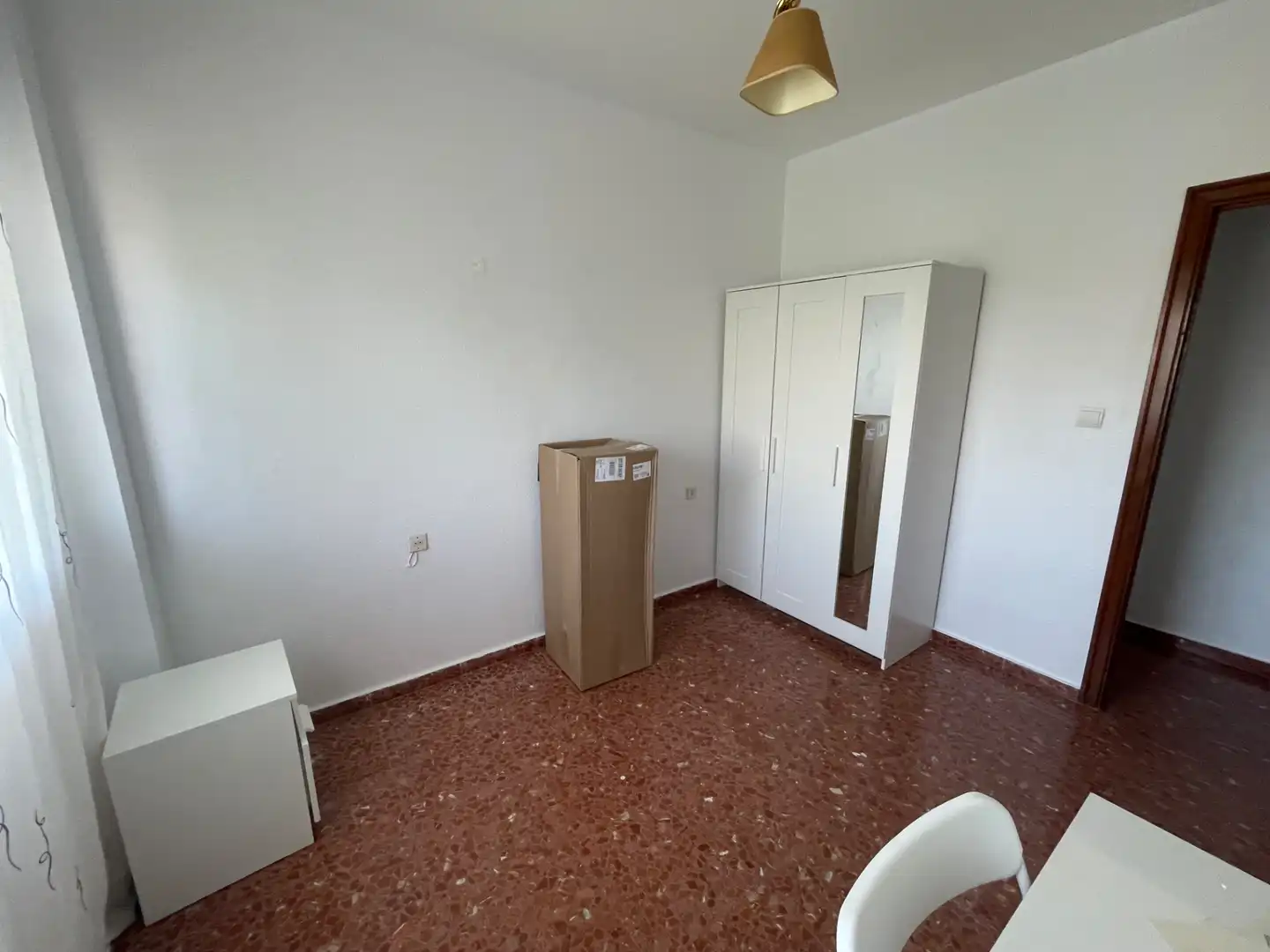 Bedroom of Flat for rent in Almendralejo  with Air Conditioner, Furnished and Washing machine