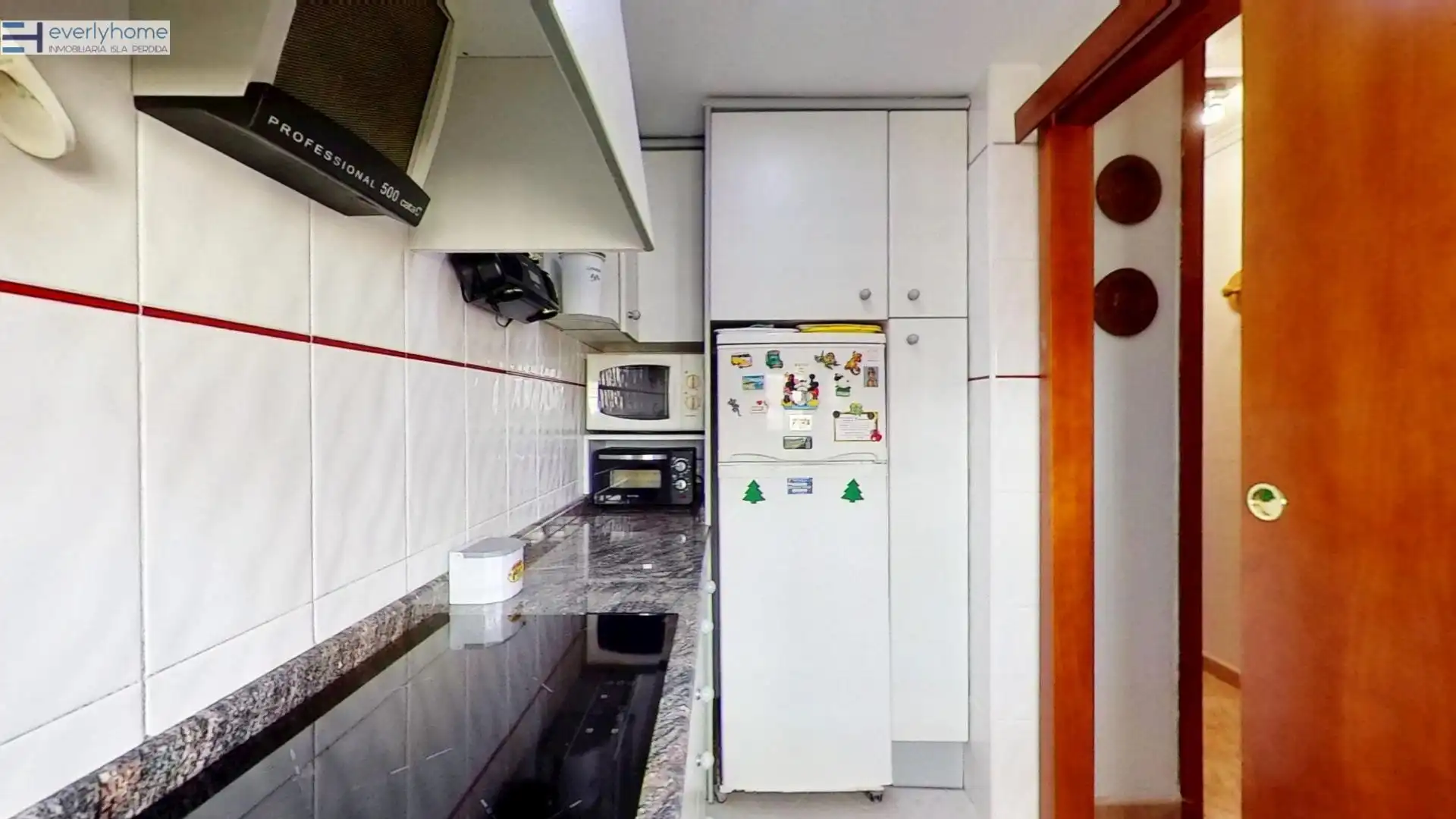 Cocina de Apartamento en venta en La Pobla de Farnals con Jardín privado y Piscina comunitaria