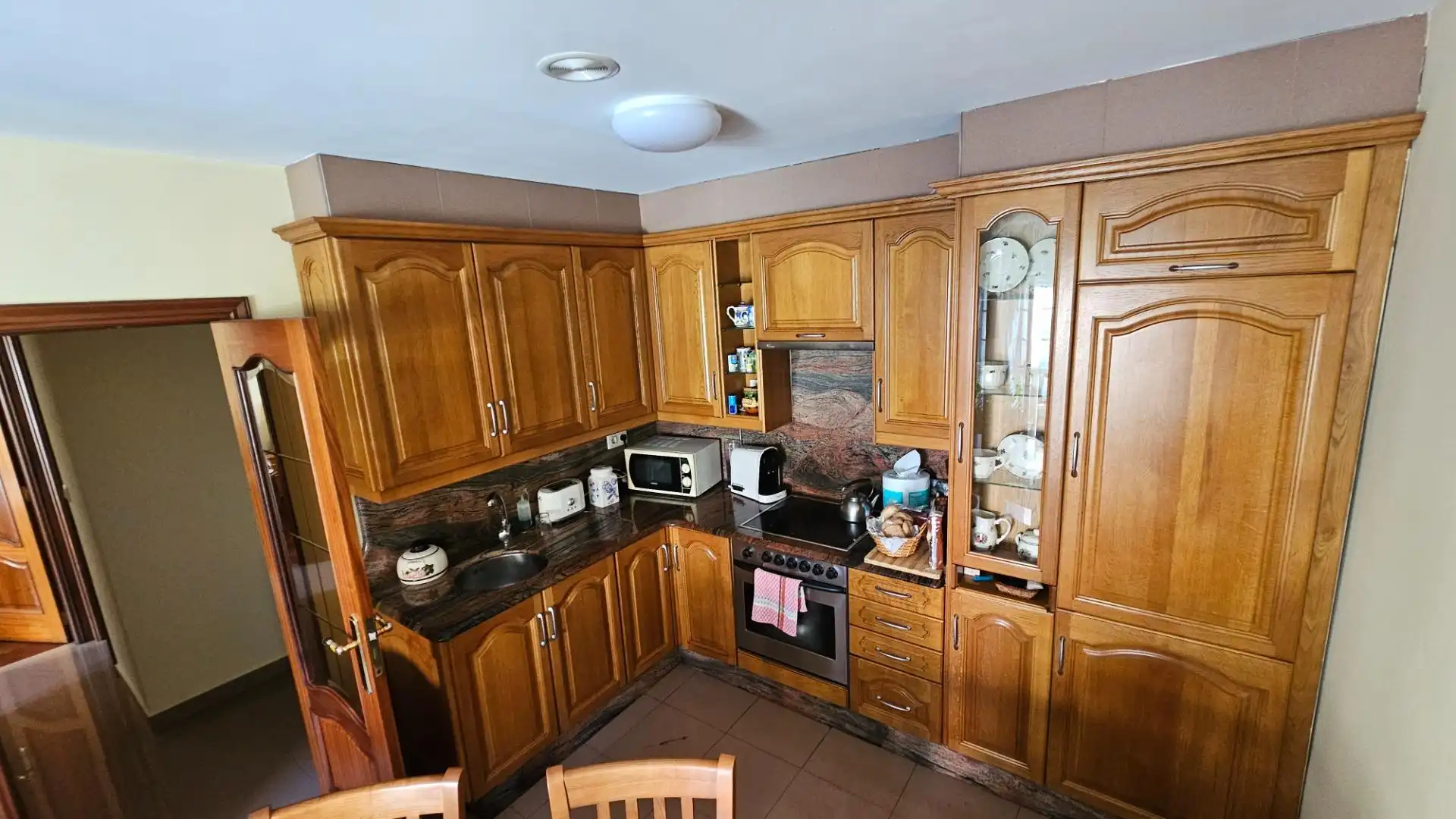 Kitchen of Flat for sale in Fisterra  with Heating, Storage room and Balcony
