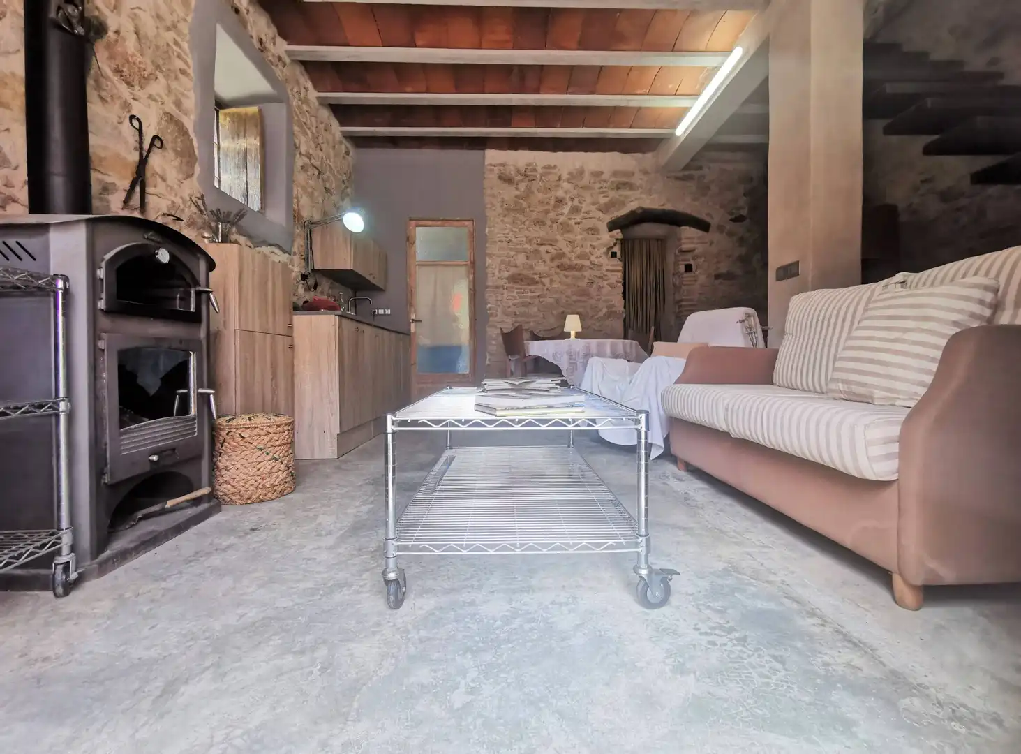 Sala de estar de Casa o chalet en venta en Porrera con Calefacción, Jardín privado y Terraza