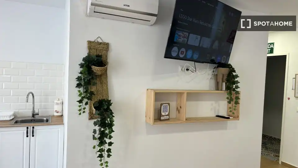 Wohnzimmer von Wohnung zur Miete in Alzira mit Klimaanlage, Heizung und Möbliert