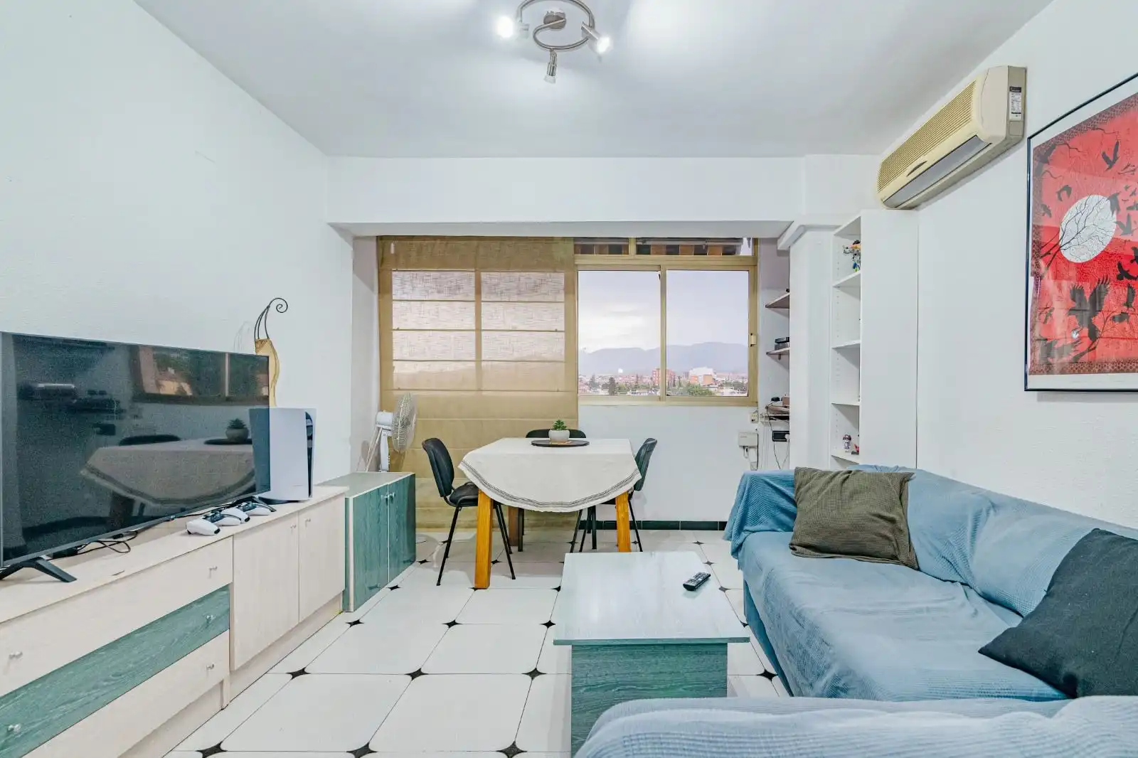 Living room of Flat for rent in Granada  with Furnished