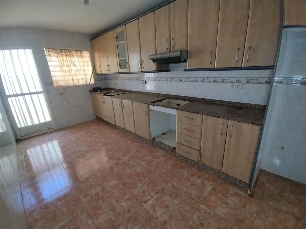 Cocina de Casa adosada en venta en Fuente Álamo de Murcia