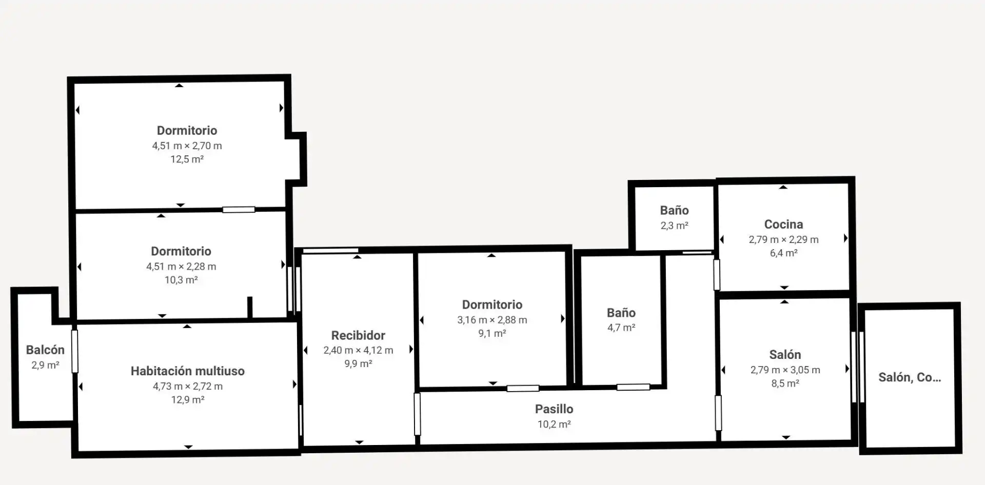 Piso con terraza en venta en Calle de Marcelino Sanz de Sautuola 14, imagen 48